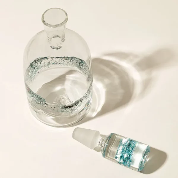 Blue Copper Ribbon Barware 3
