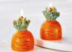 Carrot Candle, Set Of 2 1