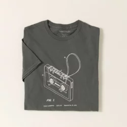 Cassette Tape 1972 Patent Tee
