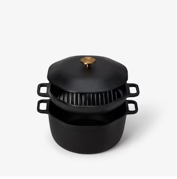 Cast Iron Dutch Oven & Grill Set Cast Iron Dutch Oven & Grill Set