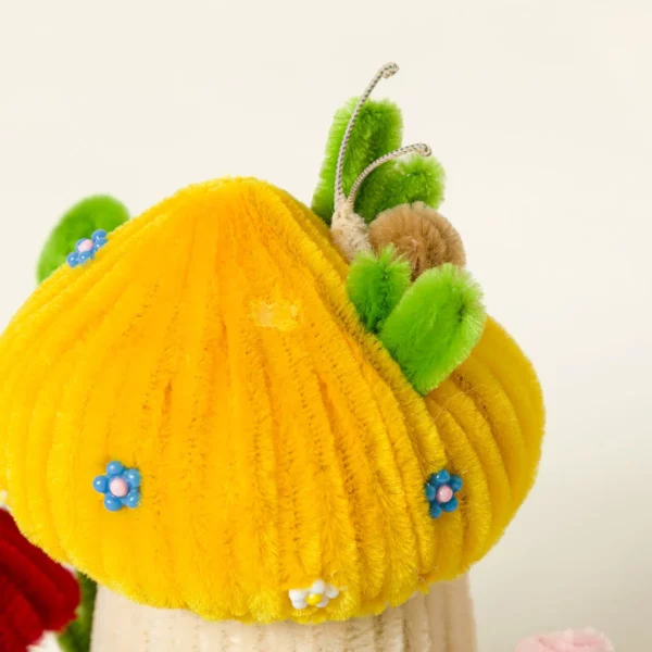 Chenille Mushroom House Diy Kit 1