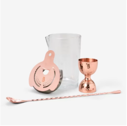 Copper Stirred Cocktail Set