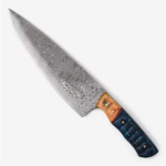 Damascus & Diamond Wood Chef's Knife 1