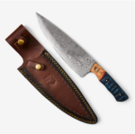 Damascus & Diamond Wood Chef's Knife