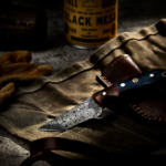 Damascus Steel Tanto Oda Knife 2