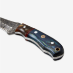Damascus Steel Tanto Oda Knife 4