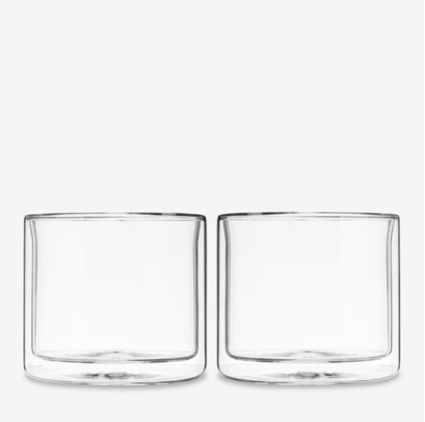 Double Walled Old Fashioned Glasses - Set Of 2 1