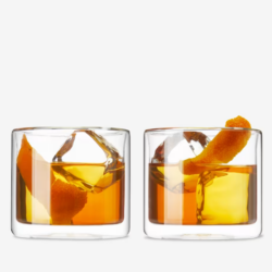 Double Walled Old Fashioned Glasses - Set Of 2