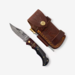 Dusk Micarta & Bone Damascus Folder