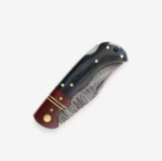 Dusk Micarta & Bone Damascus Folder 4