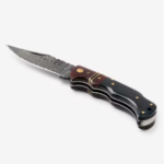 Dusk Micarta & Bone Damascus Folder 5