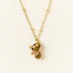 Faceted Feline Cat Necklace 1
