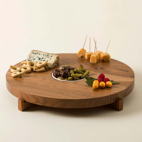 Flip & Dip Double-sided Serving Board