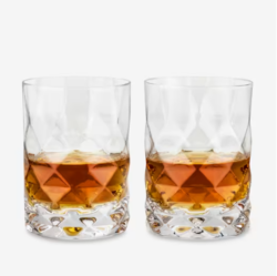 Gem Crystal Lowball Tumblers - Set Of 2