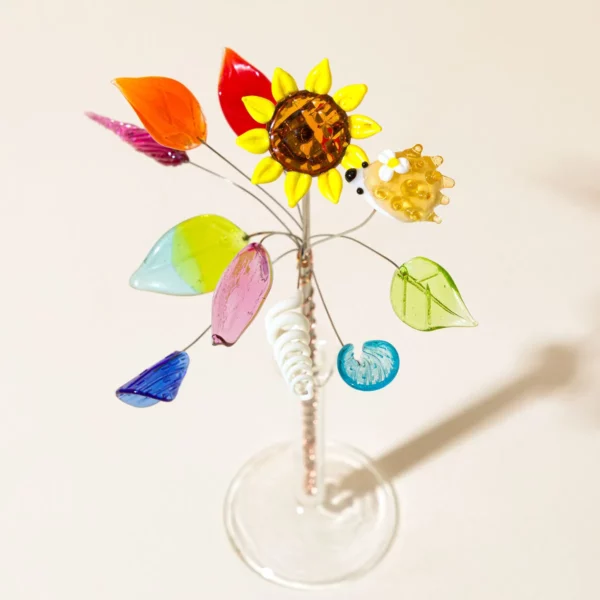 Glass Bloom Buddy Desk Bouquet 1