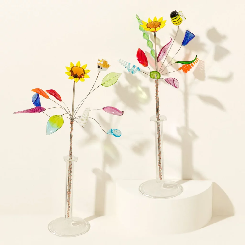 Glass Bloom Buddy Desk Bouquet