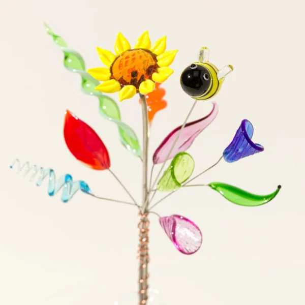 Glass Bloom Buddy Desk Bouquet 2