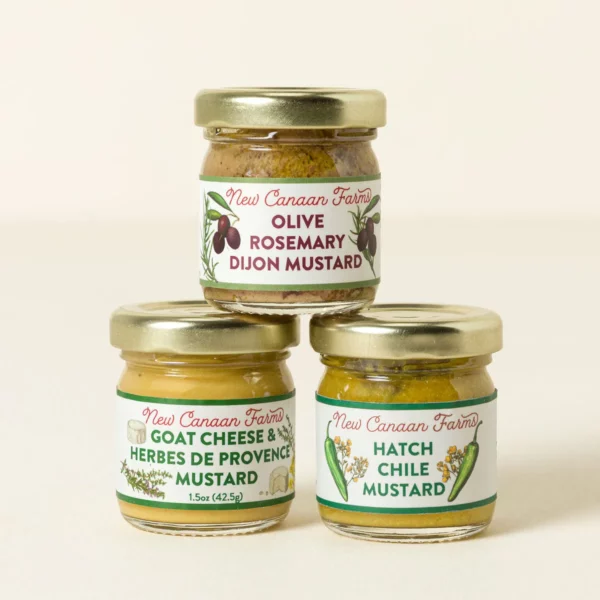 Gourmet Flavored Mustard Sampler Trio 1