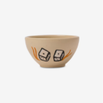 Hand Carved Dice Copita Ceramic Cup