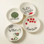 Hand-painted Italian Pasta Bowls- Set Of 4 1