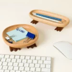 Happy Feet Wooden Catchall Tray