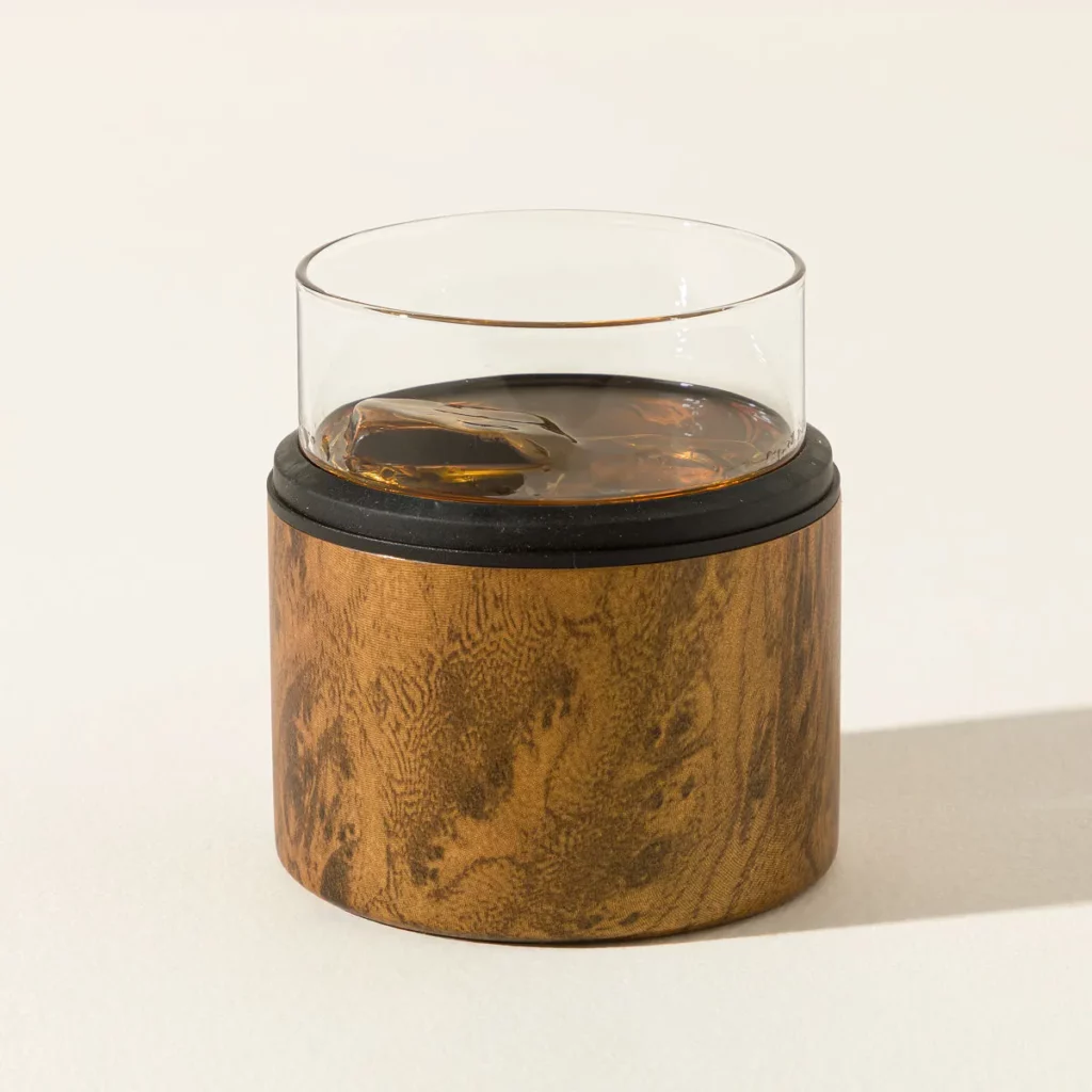 Insulated Whiskey Sleeve & Glass