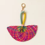 Iraca Palm Fan Bag Charm 2