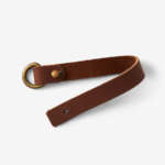 Leather & Brass Key Fob