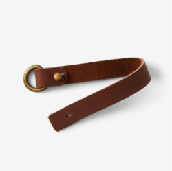 Leather & Brass Key Fob