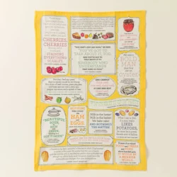 Literary Tastes Tea Towel