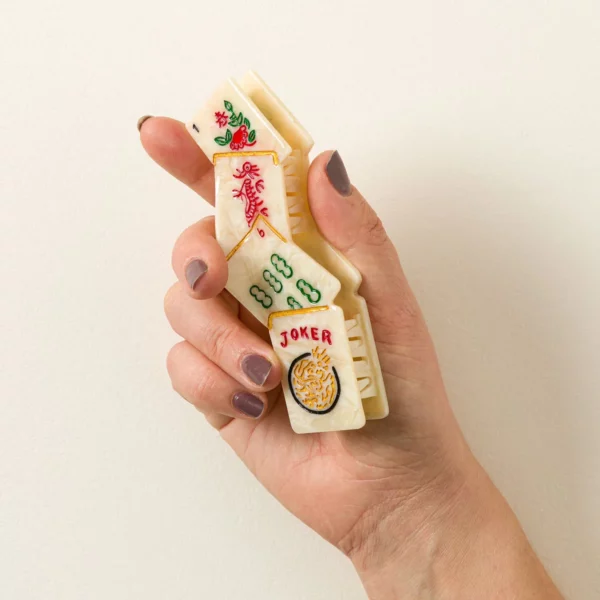 Lucky Mahjong Hair Clip 2