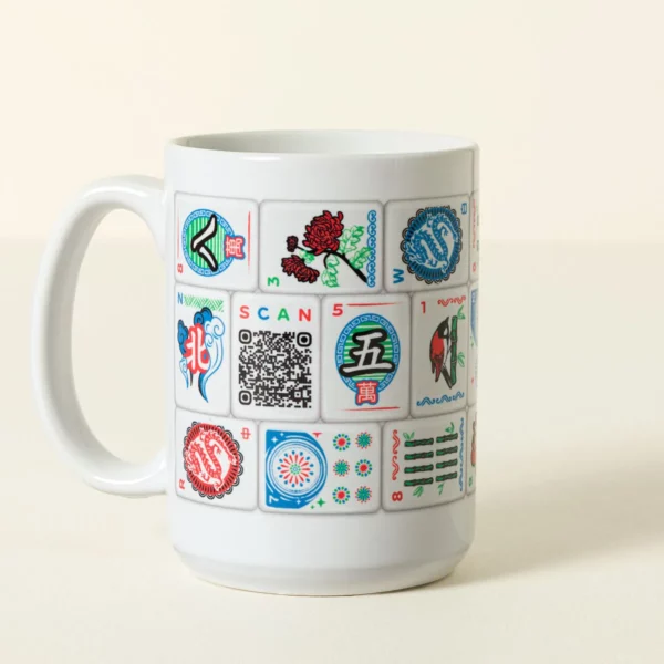 Mahjong Qr Mug 2