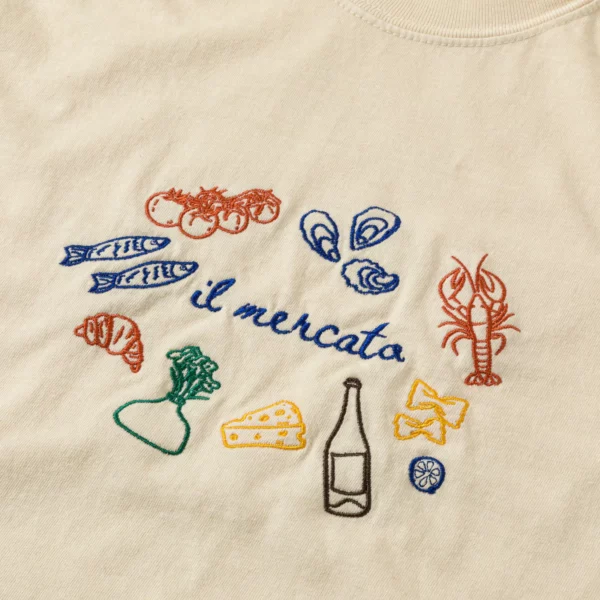Market Day Embroidered T-shirt 1