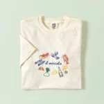 Market Day Embroidered T-shirt