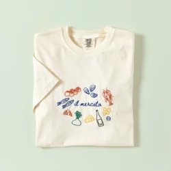 Market Day Embroidered T-shirt