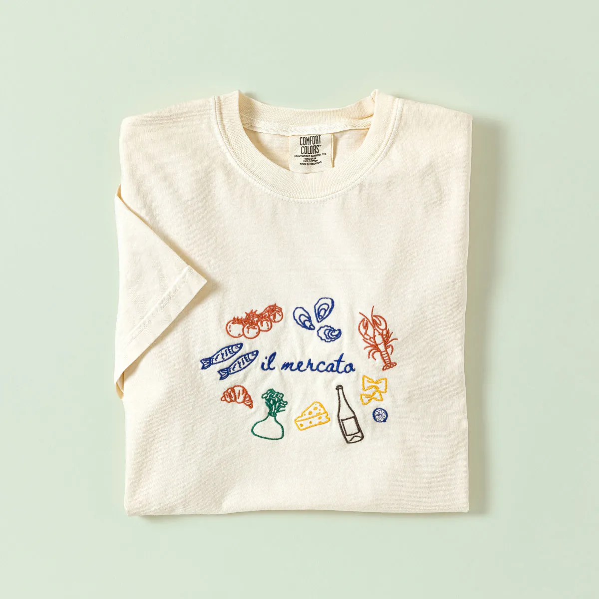 Market Day Embroidered T-shirt Market Day Embroidered T-shirt