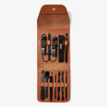 Medium Luxury Grooming Tool Kit – Brown