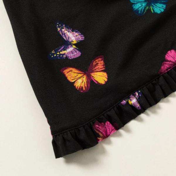 Midnight Butterfly Chemise & Robe Set 4