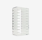 Minimalist Acrylic 10-slot Cassette Rack 3