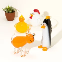 Mood Lifting Glass Animal Sculptures