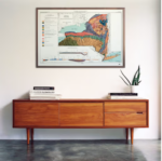 New York 1973 3d Raised Relief Map 1