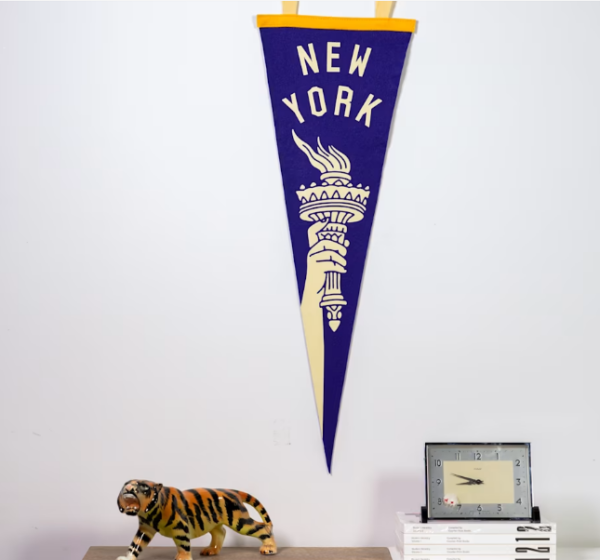 New York Torch Pennant 1