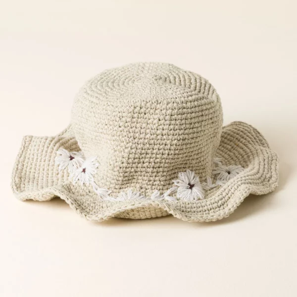 Packable Cotton Sun Hat With Upf 35 1