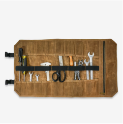 Premium Waxed Canvas Pocket Tool Roll