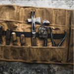 Premium Waxed Canvas Pocket Tool Roll 3