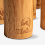 Premium Wooden Molkky Game Set 12
