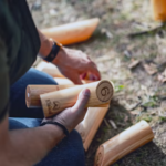 Premium Wooden Molkky Game Set 4