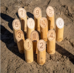 Premium Wooden Molkky Game Set 5