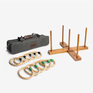 Premium Wooden Ring Toss Game