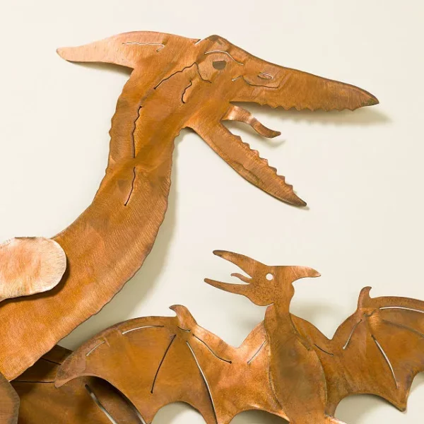 Pterodactyl Garden Sculpture – Set Of 2 1